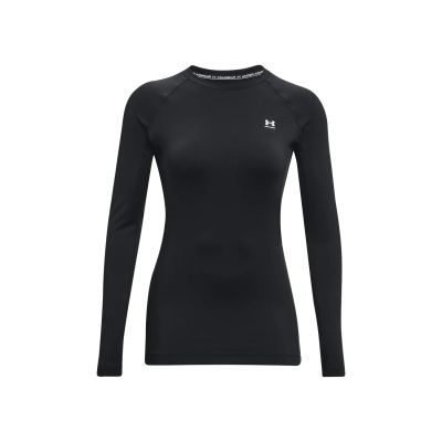 Under Armour Authentics Wmns Crew Black - Negru - Tricou de compresie cu mânecă lungă Under Armour Authentics Wmns Crew Black - Negru - Tricou de compresie cu mânecă lungă