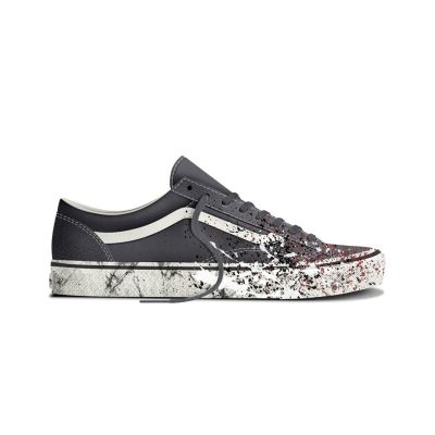 Vans LX Old Skool 36 PTSP MDGRY Charcoal Grey - Gri - Adidași Vans LX Old Skool 36 PTSP MDGRY Charcoal Grey - Gri - Adidași