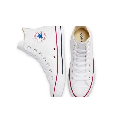 Converse Chuck Taylor Hi Leather White - Alb - Adidași