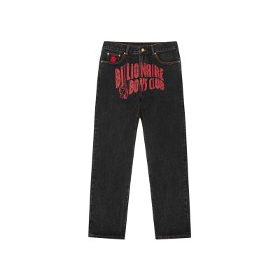 Billionaire Boys Club Arch Logo Denim Pants - Negru - Pantaloni Billionaire Boys Club Arch Logo Denim Pants - Negru - Pantaloni