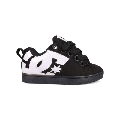 DC Shoes Court Graffik Puff Black Black - Negru - Adidași DC Shoes Court Graffik Puff Black Black - Negru - Adidași