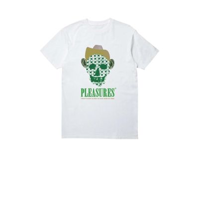 Pleasures Cowboy Tee White - Alb - Tricou cu maneca scurta Pleasures Cowboy Tee White - Alb - Tricou cu maneca scurta