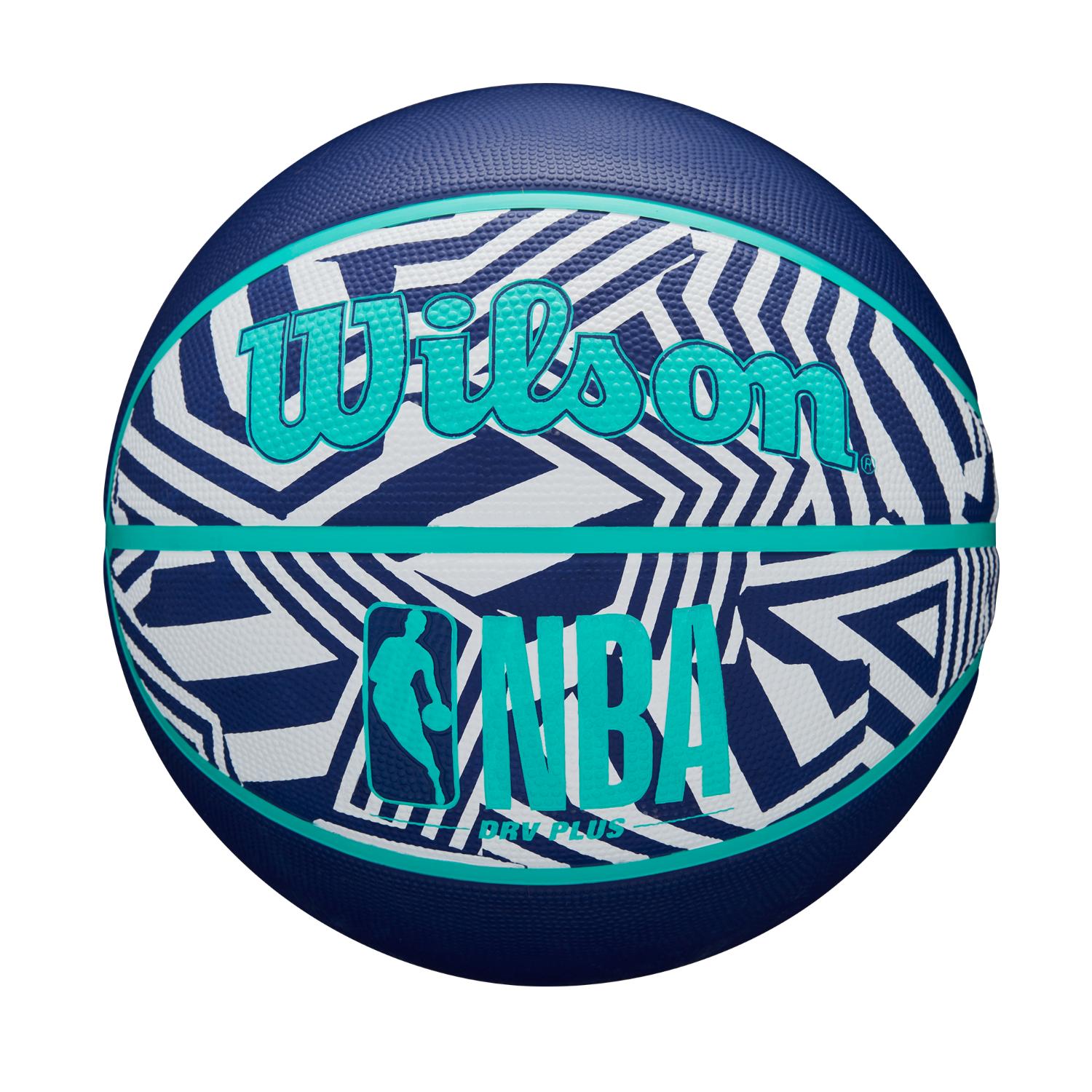 Wilson NBA DRV Plus Dazzle Camo Basketball Indigo - Unisex - Minge Wilson - Albastru - WZ3016102 - Mărimea: 7